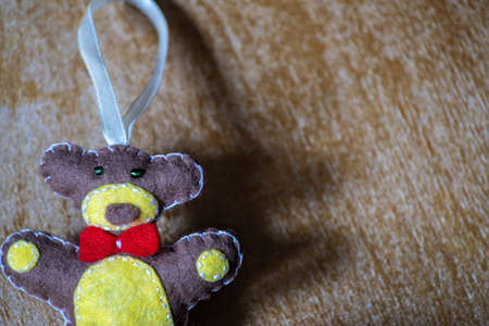 Christmas toy DIY bearの写真素材