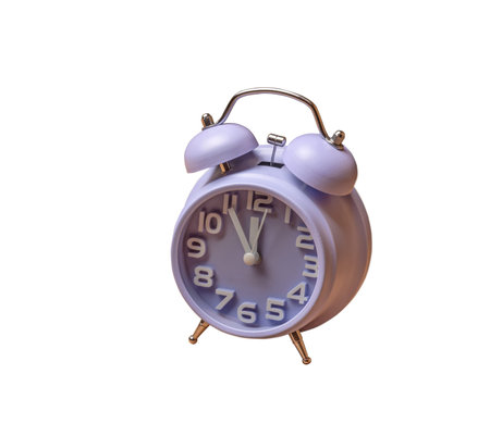 alarm clock isolated on white background there is a way