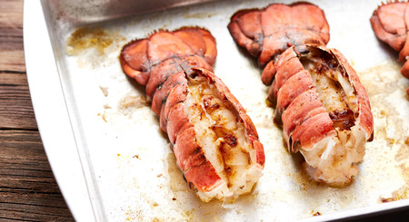 big shrimp or prawn roast on a grill. Have a hot fire, burn the shrimpの写真素材