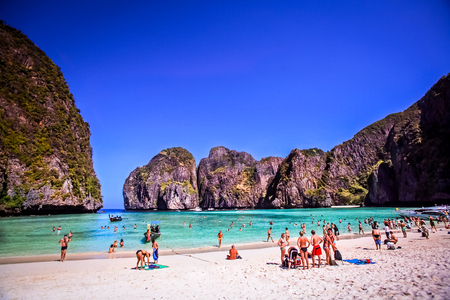 Thailand sandy beachのeditorial素材