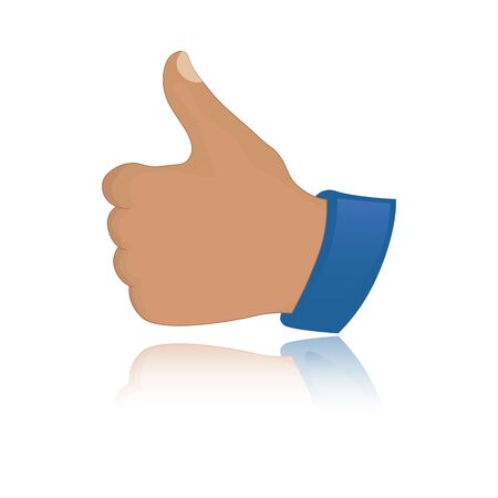 Thumb up vector iconのイラスト素材
