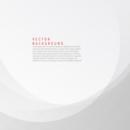 White and grey elegant business background. Vector wave illustration. Silver light gradient abstract backgroundのイラスト素材