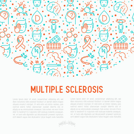 Vector of Multiple sclerosis concept - ID:1-101088516 - Royalty Free ...