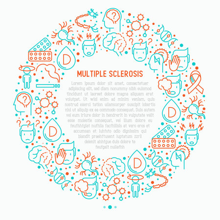 Vector of Multiple sclerosis concept in - ID:1-101082158 - Royalty Free ...