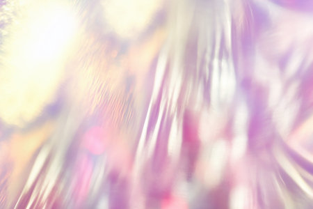 Abstract fancy vibrant holographic foil background with shiny gleaming reflections and glittering...