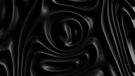 Modern abstract black liquid background. Futuristic black waves. Abstract wave background. 3D rendering, 3D illustration.の写真素材