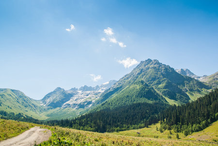 Sophia Mountain in Arkhiz place Russia