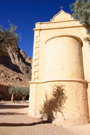 ancient church in Catherine's Monastery on the Sinaiの写真素材