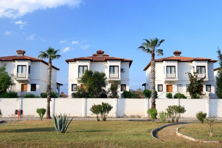 Houses for rent in Suburban Streetのeditorial素材