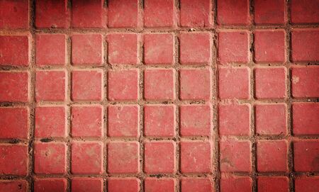 The red dirty tiles can be used as background  の写真素材