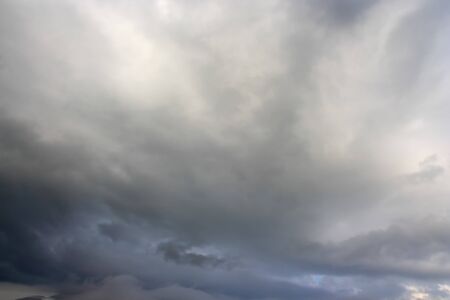  Rainy cloudy sky before the storm の写真素材