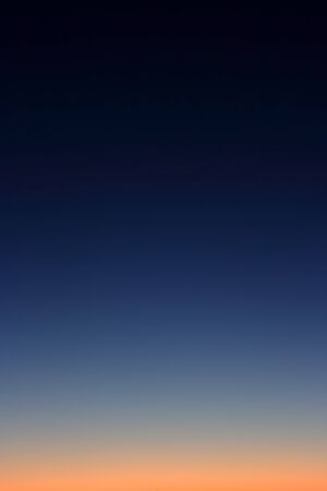 Evening sky, Photo with smooth transitions from dark to light の写真素材
