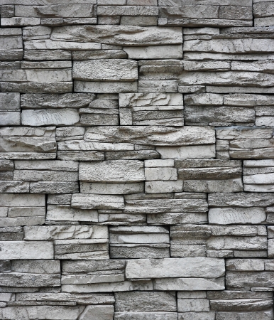 Grey brick wall. Brick wall as background.の写真素材