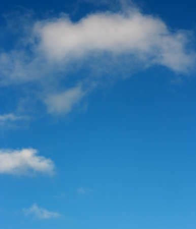 Spring sky. Blu sky and clouds.の写真素材
