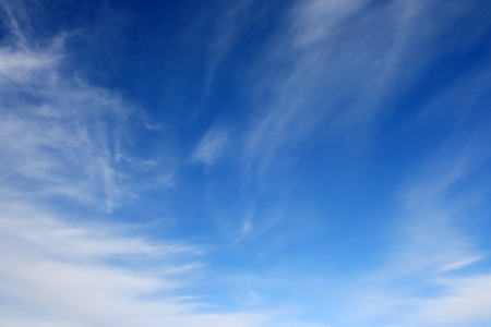 Blue morning sky over horizon. Sky.の写真素材
