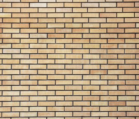 Yellow brick wall の写真素材