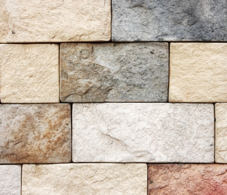 Colorful brick wall  Pattern color of modern style design wall の写真素材