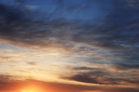 Sunrise sky background  Composition of nature  の写真素材