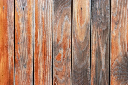 Old rustic fence from wooden planks  Wooden background の写真素材