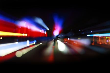 Light in a night club. Disco, DJ plays!の写真素材