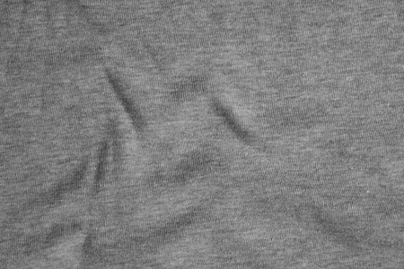 Grey fabric texture. Background with delicate striped pattern.の写真素材