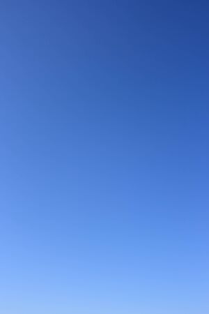 Sky as background. Clear blue sky without clouds.の写真素材