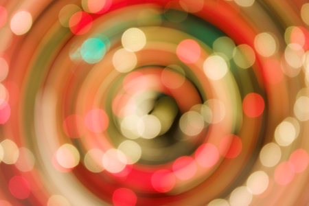 Colorful sparkles. Beautiful holidays lights background.の写真素材