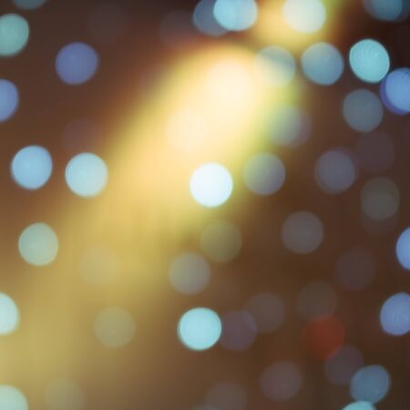 Abstract lights on a disco, beautiful shiny sparkles.の写真素材