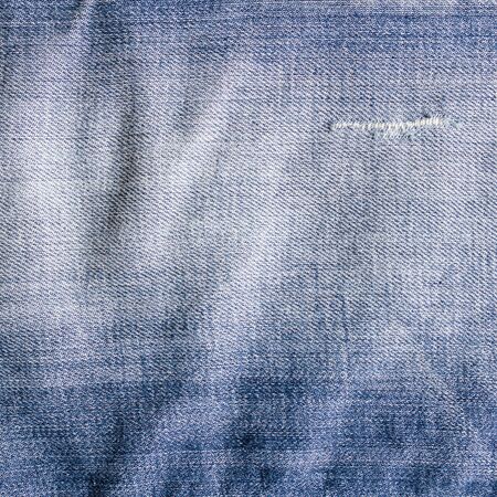 Vintage jeans texture with scuffed. Jeans background.の写真素材