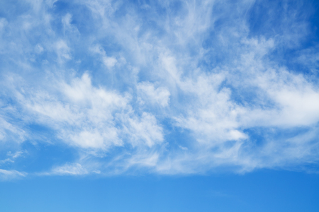 Sky background. Blue sky and clouds.の写真素材