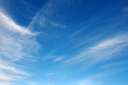 Sky over horizon and clouds. Sky.の写真素材