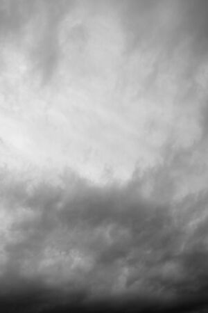 Storm sky. Thunderclouds over horizon.の写真素材