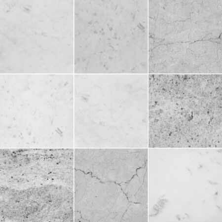 Marble backgrounds, high quality. Natural stone textures. Every image 4 MP, 2000 x 2000.の写真素材