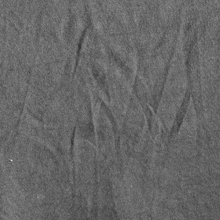 Wool texture, crumpled, with delicate striped pattern. Gray fabric background.の写真素材