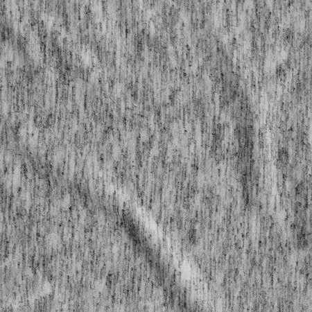 Wave on gray crumpled fabric background. Canvas with delicate striped pattern.の写真素材