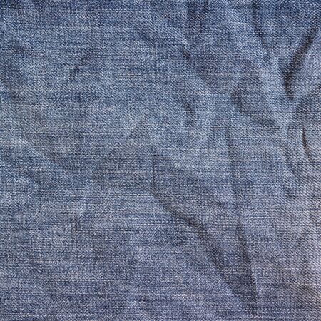 Blue vintage denim jeans background. Jeans texture, fabric.の写真素材