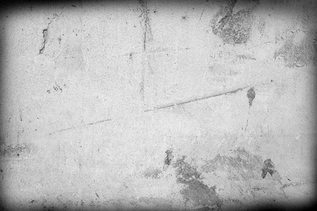 Grey wall texture, background with frame. Old concrete wall.の写真素材