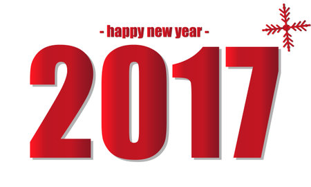 2017 Happy New Year Background for your Flyers and Greetings Card. Ideal to use for parties invitation, Dinner invitation, Christmas Meeting events . Merry christmas and happy new year. Celebration.のイラスト素材