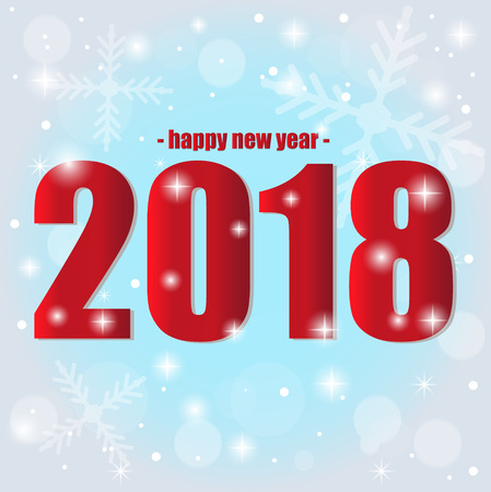 2017 Happy New Year Background for your Flyers and Greetings Card. Ideal to use for parties invitation, Dinner invitation, Christmas Meeting events . Merry christmas and happy new year. Celebration.のイラスト素材