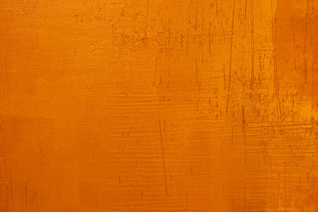 Texture of yellow concrete wall. Rusty ironの写真素材