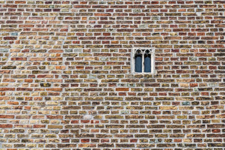 Old brickwork in Brugge, Flanders, Belgiumの写真素材