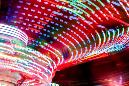 Christmas fair in Hyde park in 2016, Londonの写真素材