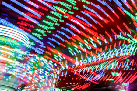 Christmas fair in Hyde park in 2016, Londonの写真素材