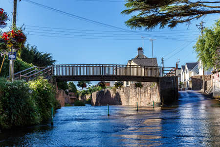 Travelling at Jurassic coast seaside (Devon), UKの写真素材