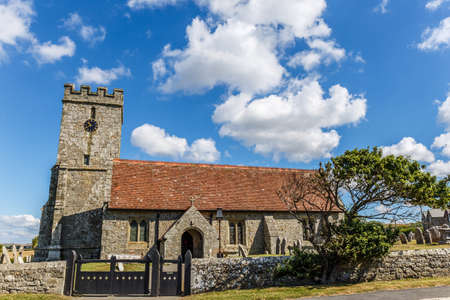 Isle of Wight in summer, England, UKの写真素材