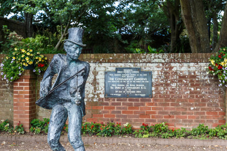 Travelling at Jurassic coast seaside (Devon), UKの写真素材