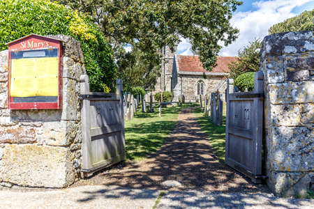 Isle of Wight in summer, England, UKの写真素材
