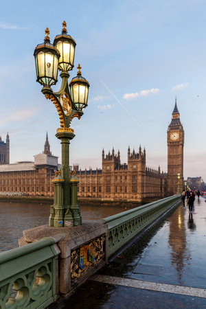 House of Parliament in early winter morning, London