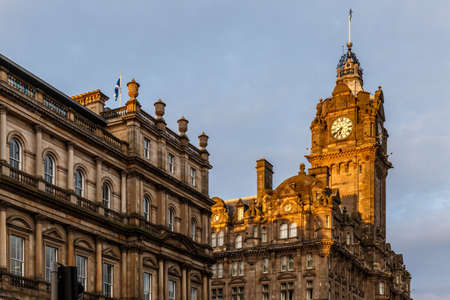 View from Calton Hill, Edinburgh, Scotlandの写真素材