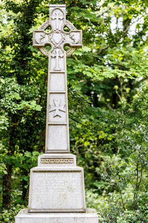 Nunhead cemetry in springの写真素材